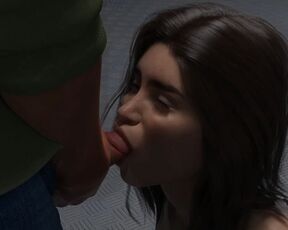 jack is fucking his stepsister's mouth