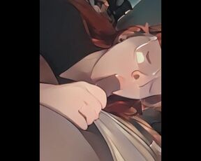 Animated Snowbunny Sucking BBC