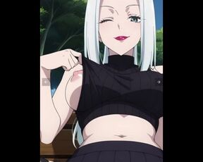 Mei Mei flashing in public hentai (Jujutsu Kaisen)