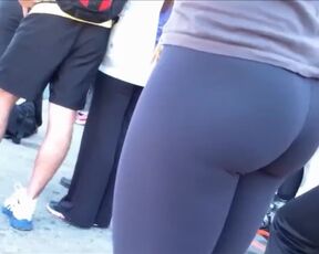 Yoga Pants Close up Ass